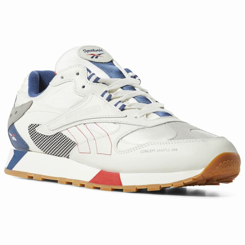 Reebok Classic Leather Ati 90s Tenisky Damske - Biele/Siva/Modre VG8957JU